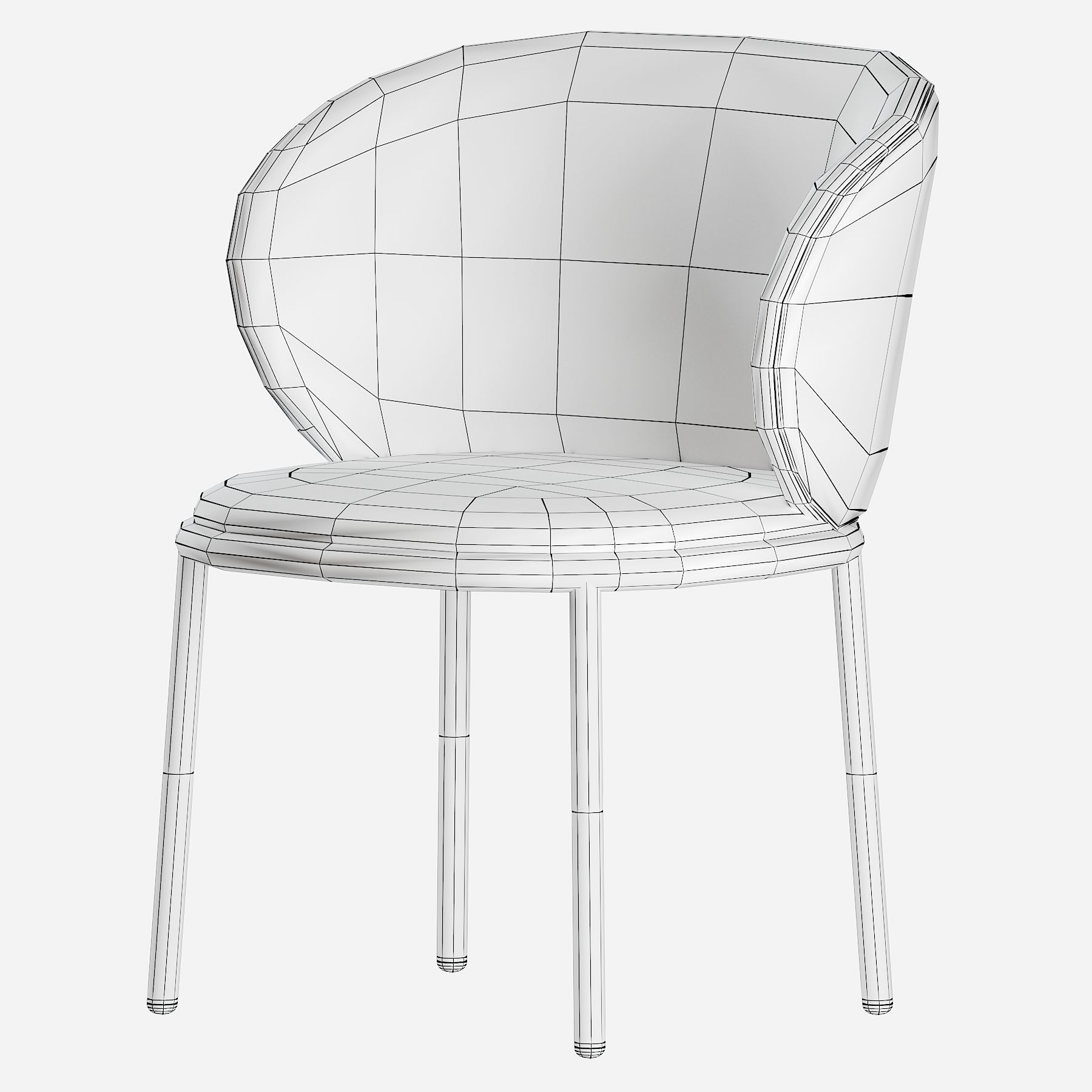 Desalto Mun chair 3D model_6