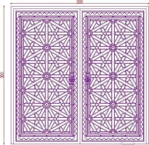 Doors  Dwg 3D 3D print model_0