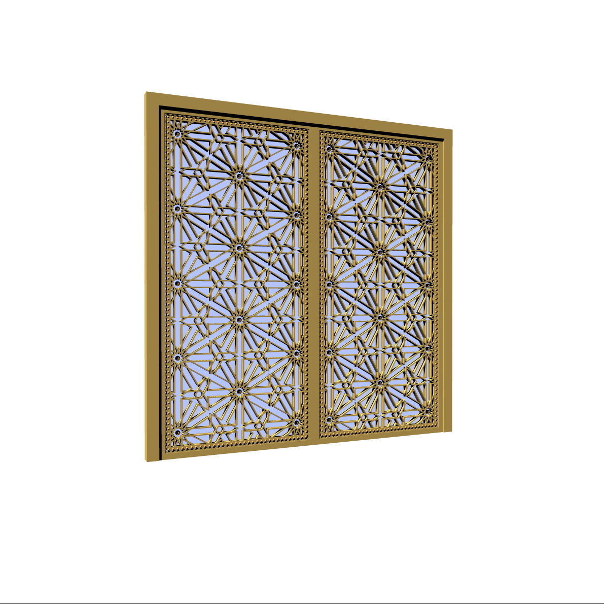 Doors  Dwg 3D 3D print model_1