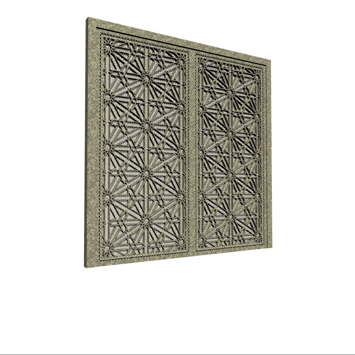 Doors  Dwg 3D 3D print model_8