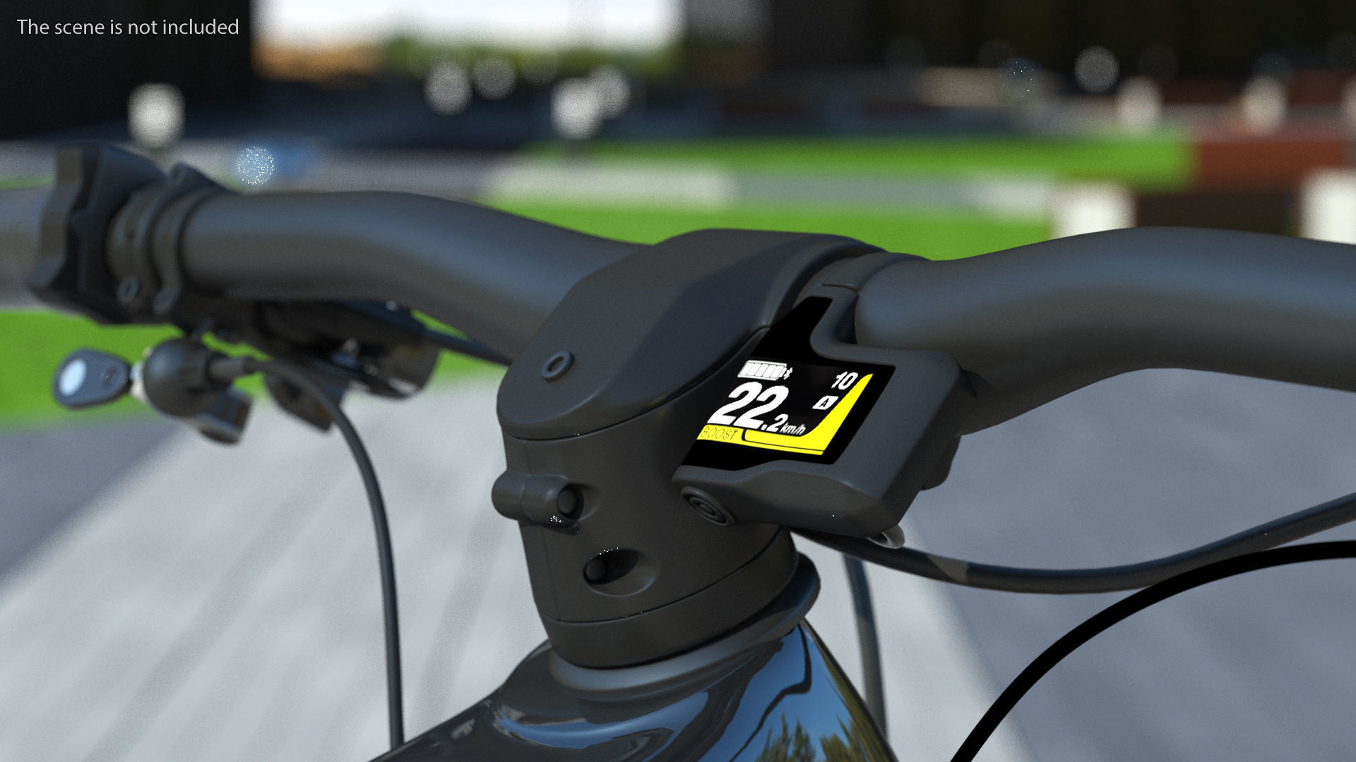 Porsche eBike Cross Black 3D model_4