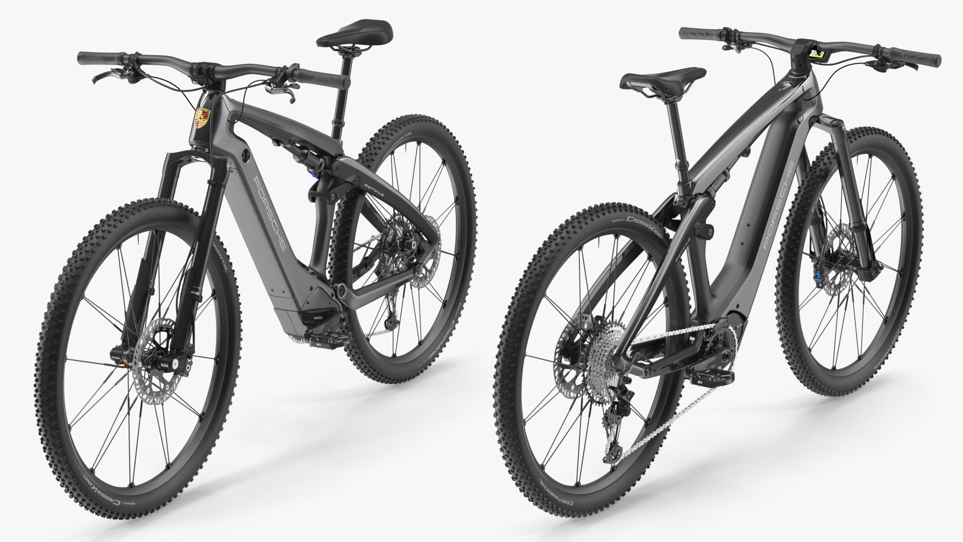 Porsche eBike Cross Black 3D model_9