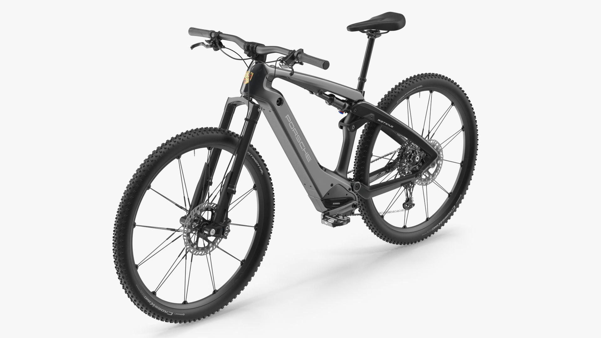 Porsche eBike Cross Black 3D model_12