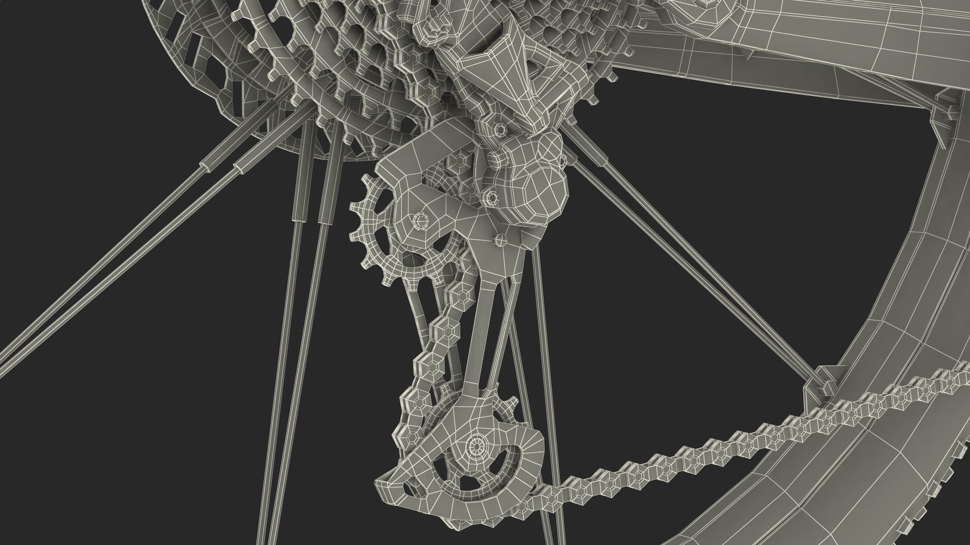 Porsche eBike Cross Black 3D model_45