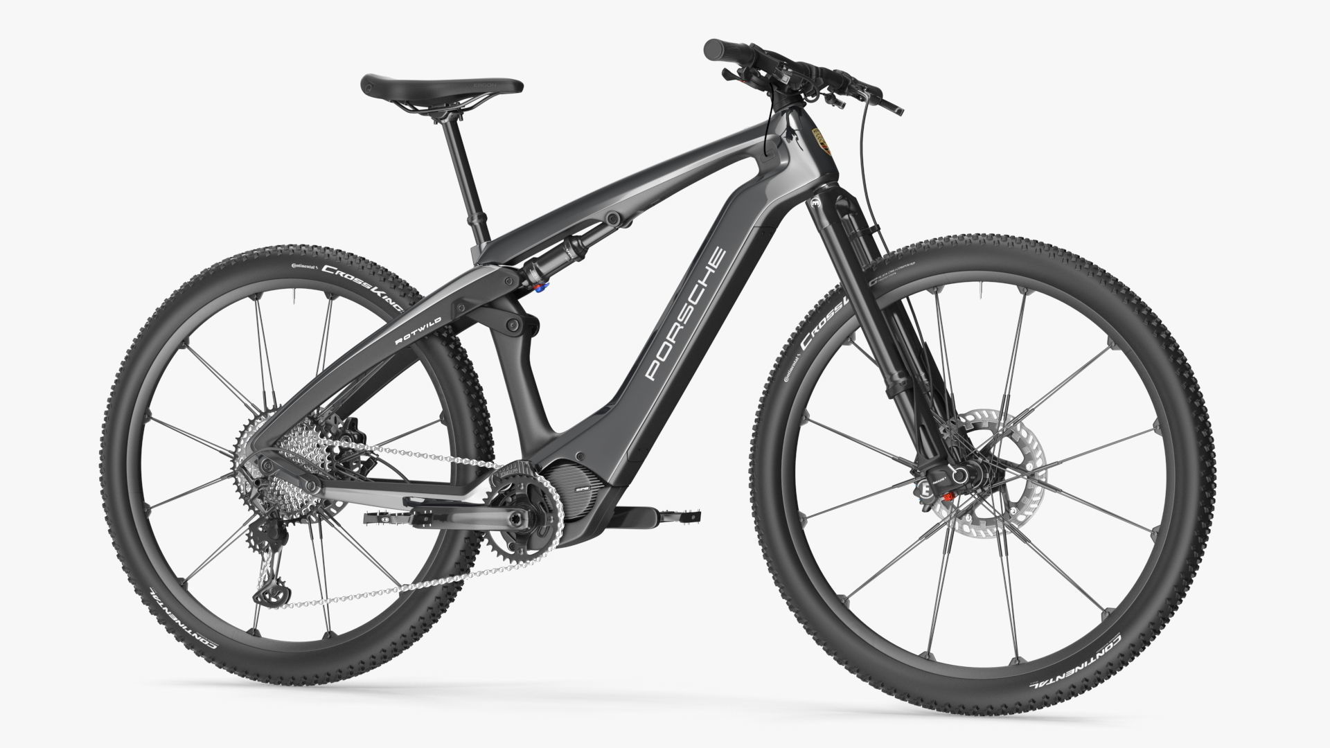 Porsche eBike Cross Black 3D model_1