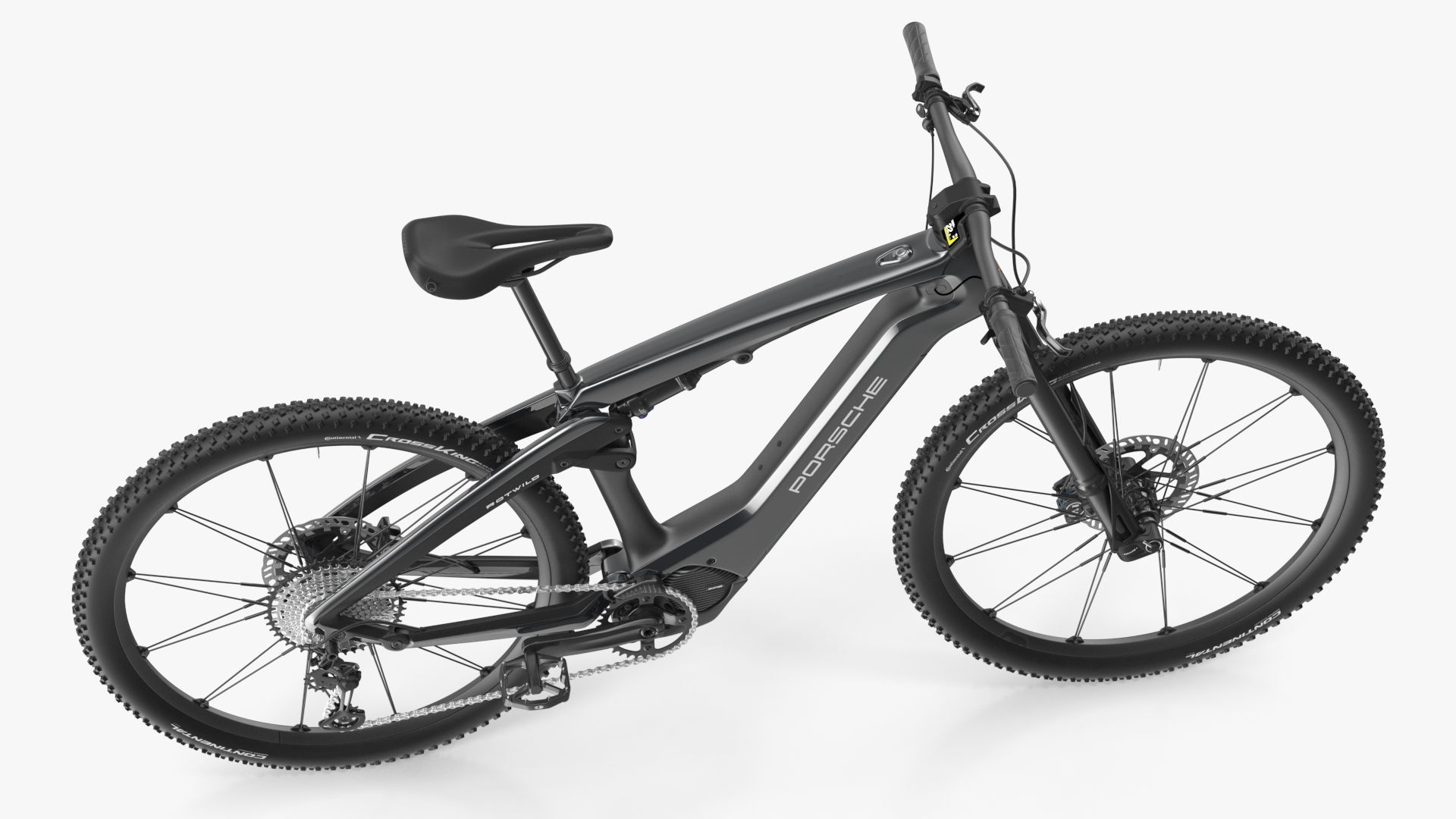 Porsche eBike Cross Black 3D model_10