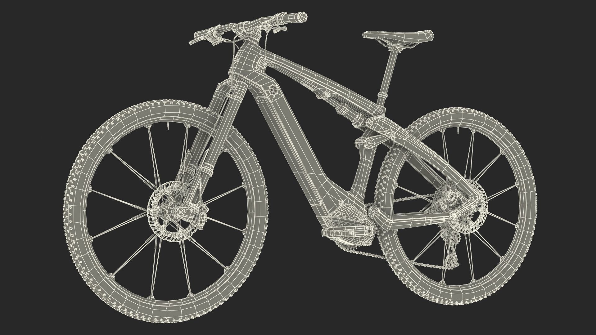 Porsche eBike Cross Black 3D model_31