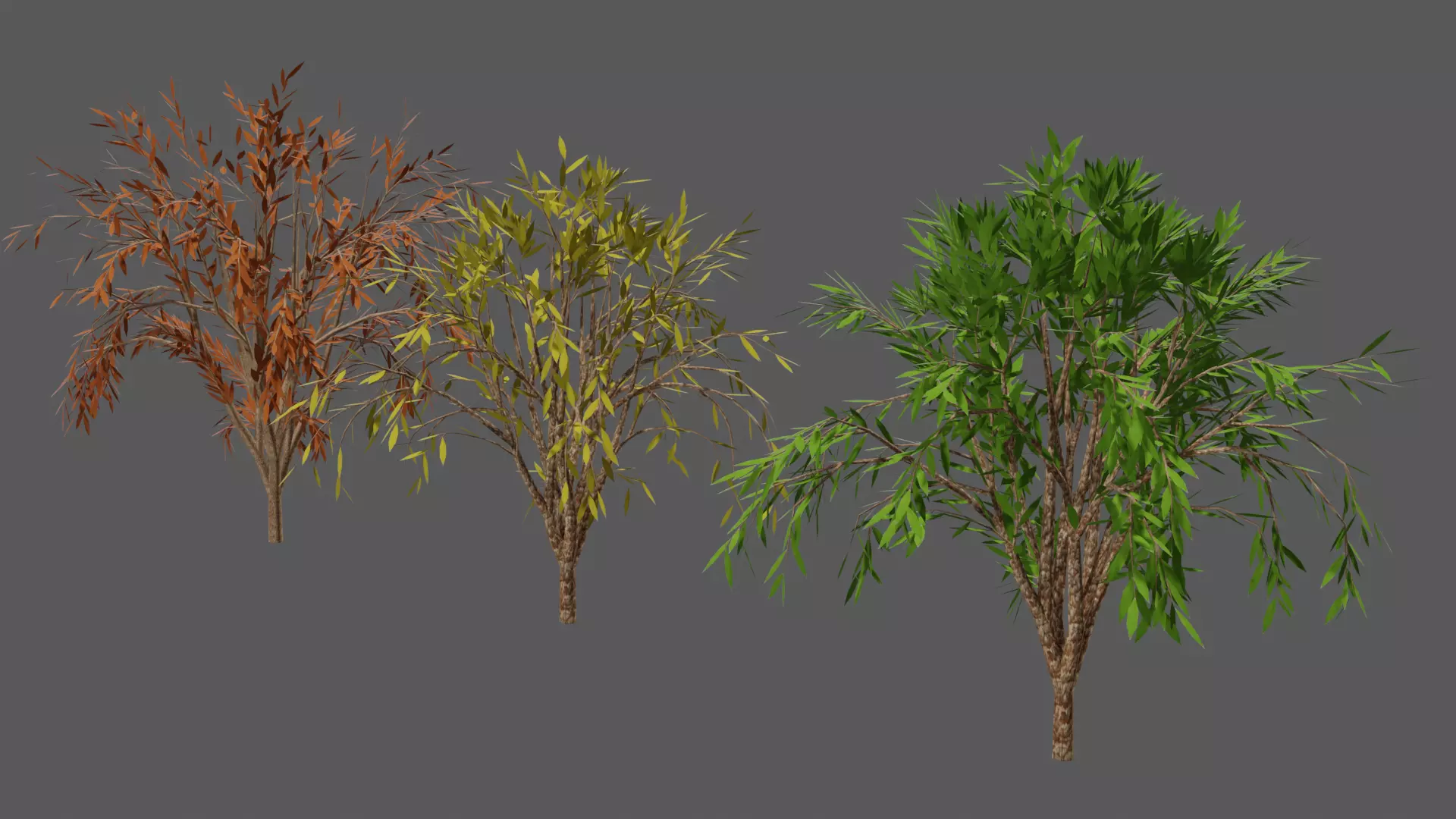 Season Tree Pack 3D model_0