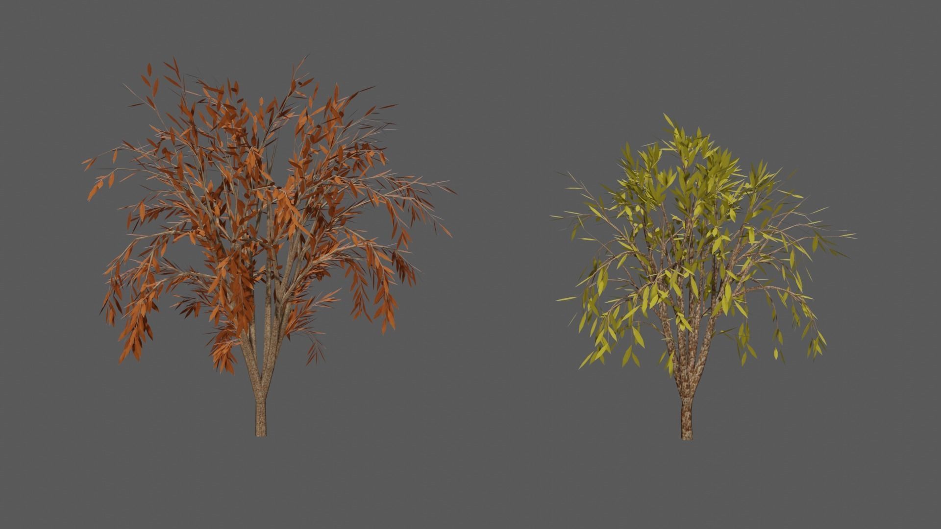 Season Tree Pack 3D model_9