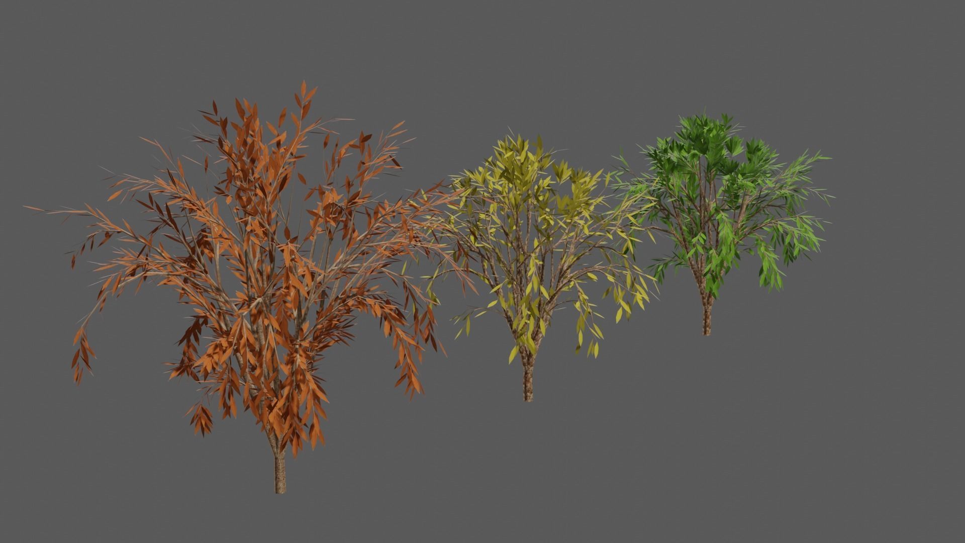 Season Tree Pack 3D model_1