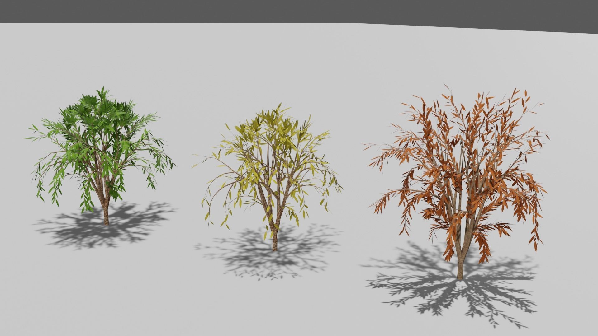 Season Tree Pack 3D model_3