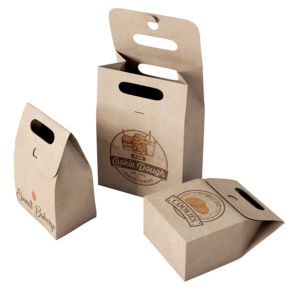 Paper bag 7 3D model_3