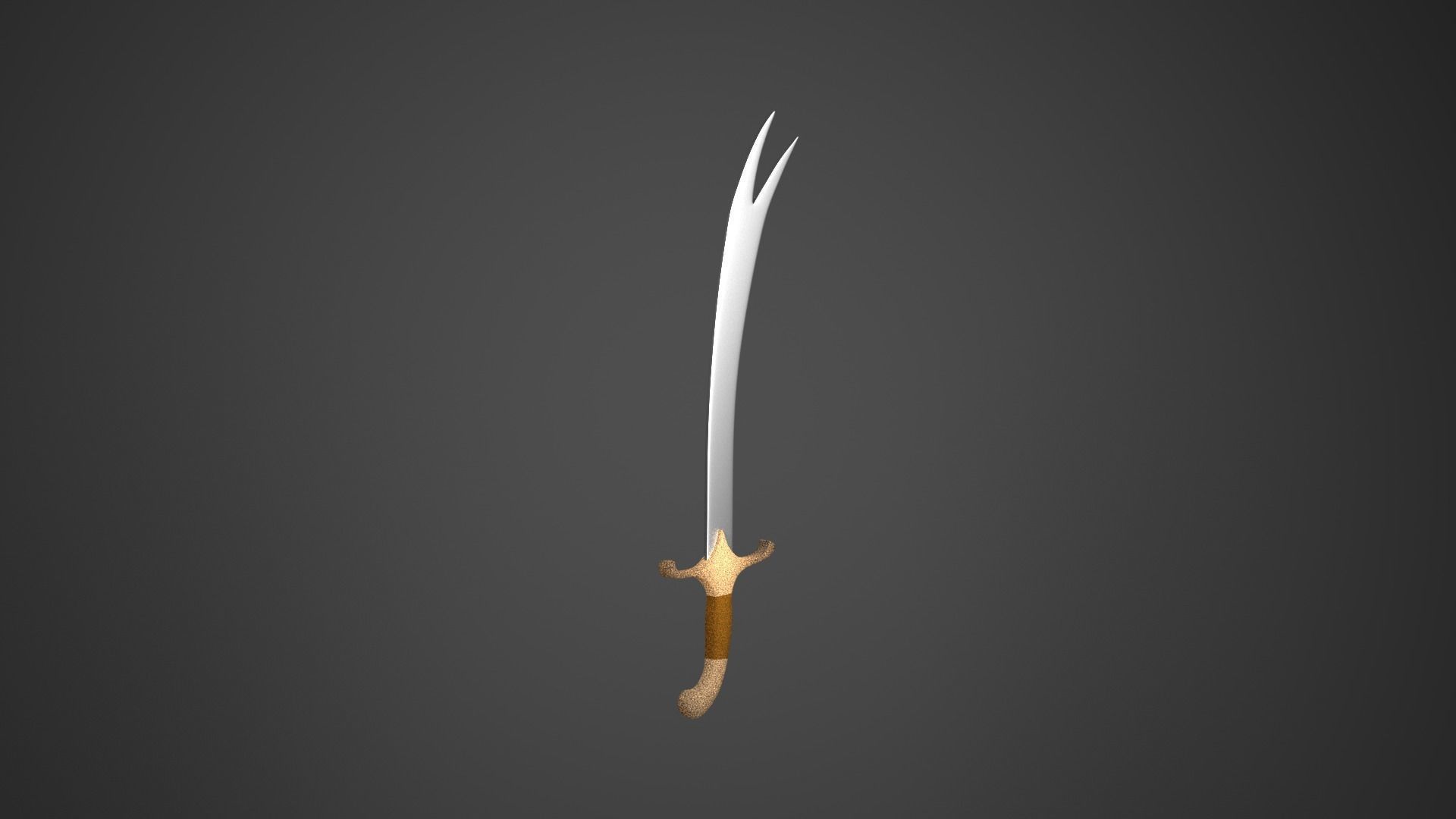 Dzulfikar Sword 3D model_1