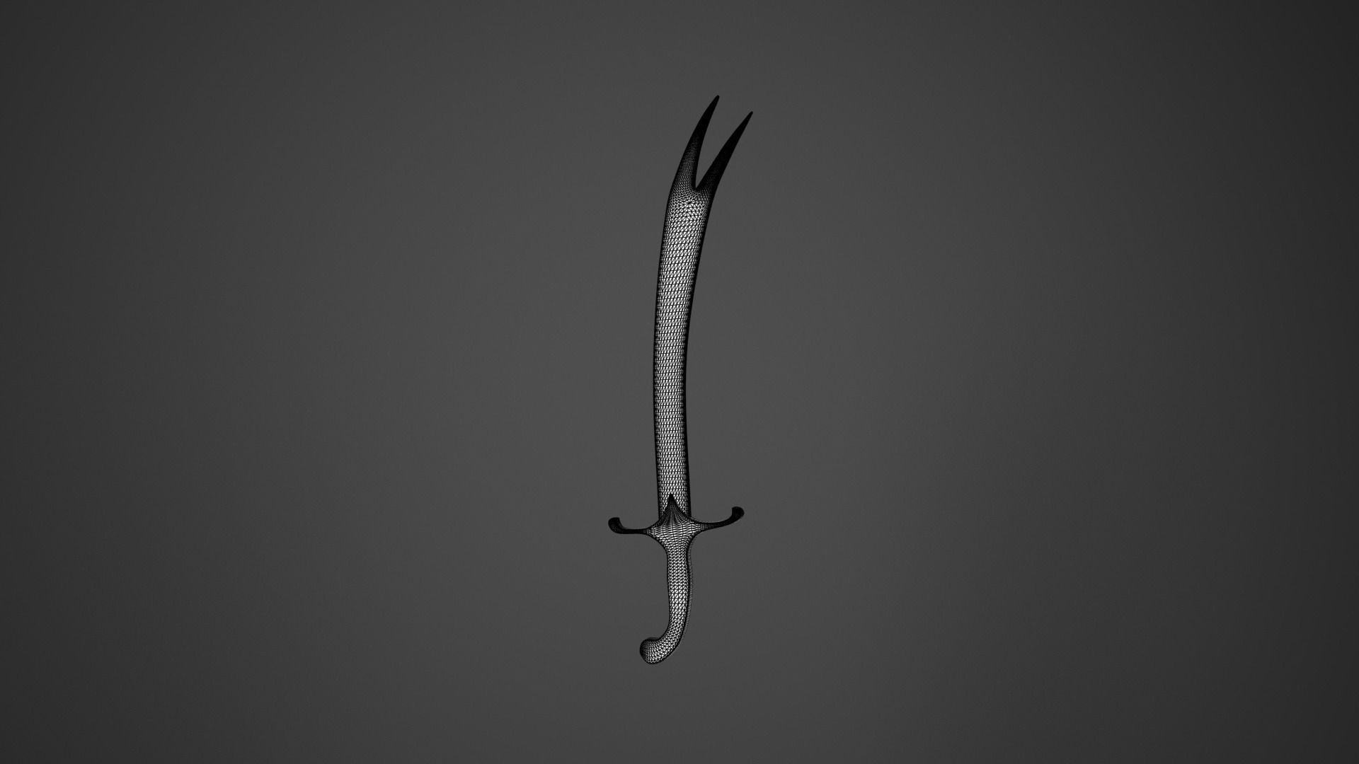 Dzulfikar Sword 3D model_9
