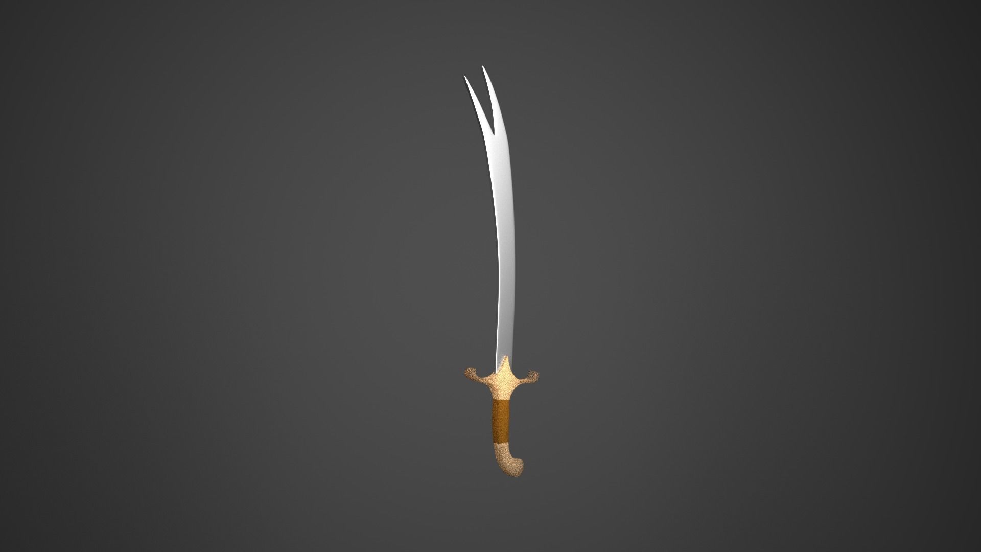 Dzulfikar Sword 3D model_4