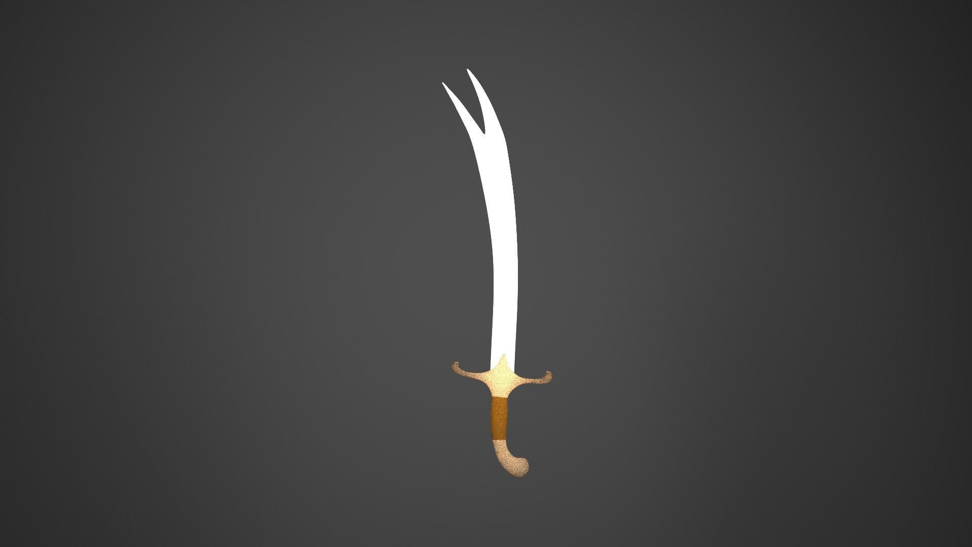 Dzulfikar Sword 3D model_5