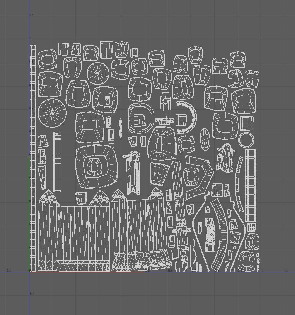 Low-poly model Grenade F-1 Low-poly 3D model_7