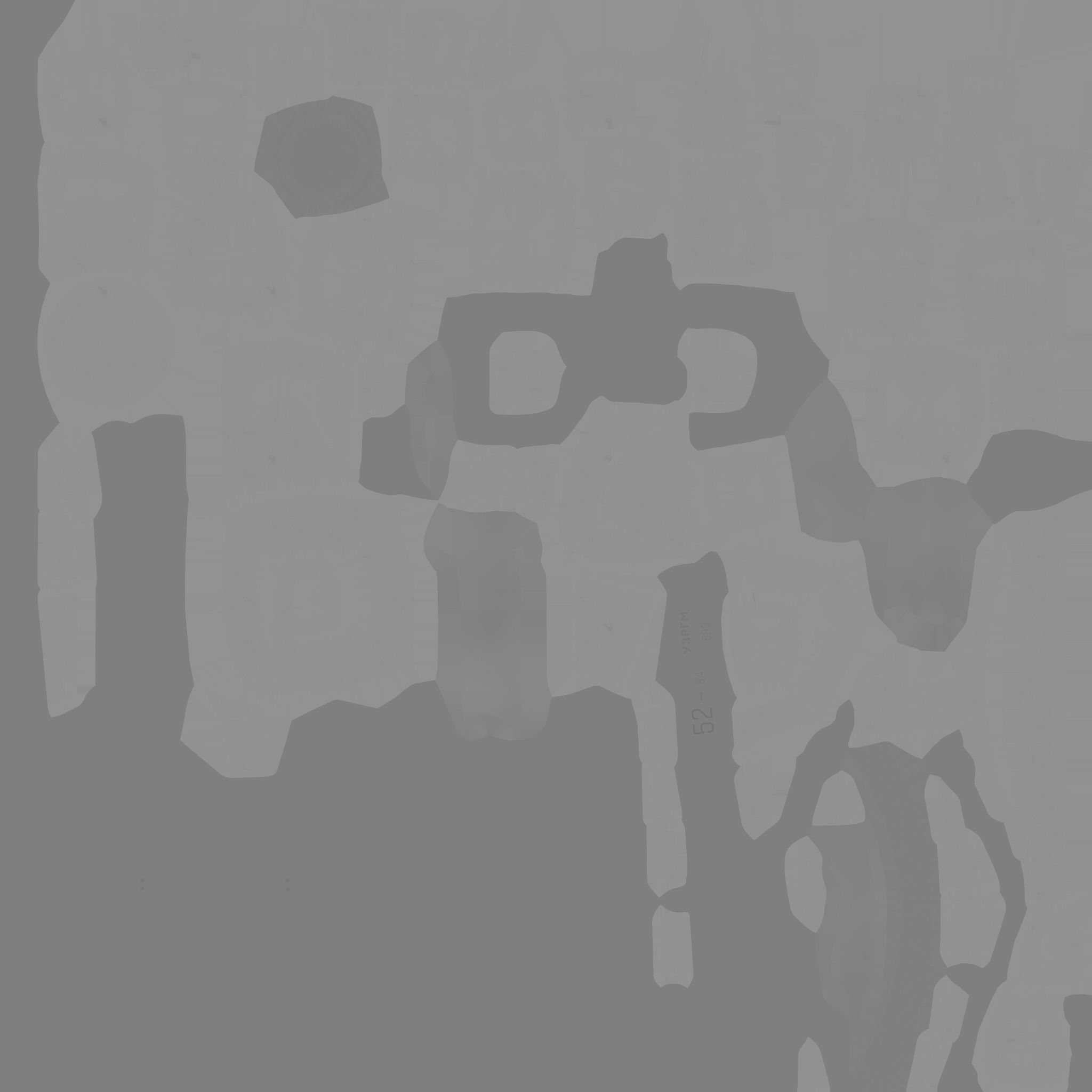 Low-poly model Grenade F-1 Low-poly 3D model_9