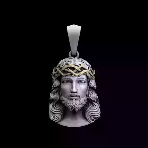 Jesus pendant 3D print model