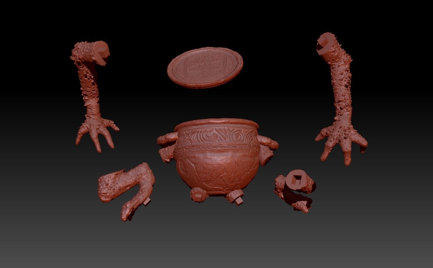 Elden Ring Pot-Alexander 3D print model_4