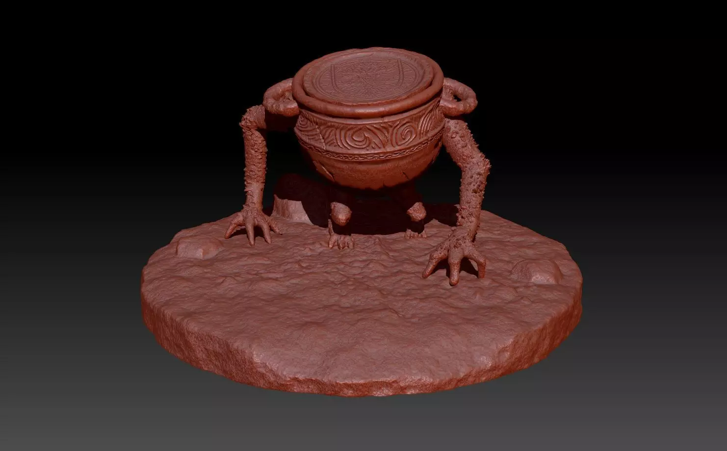 Elden Ring Pot-Alexander 3D print model_0