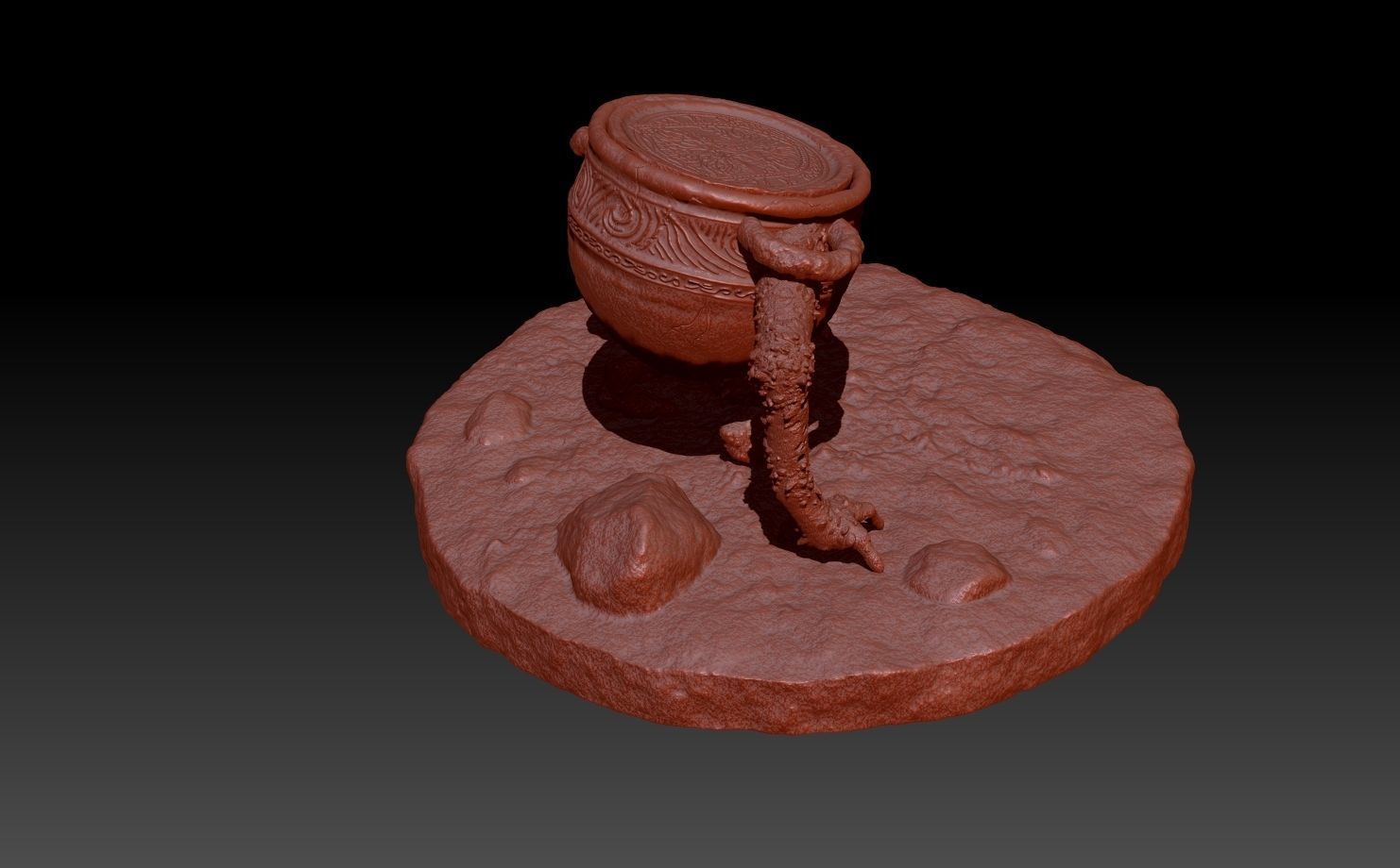 Elden Ring Pot-Alexander 3D print model_3