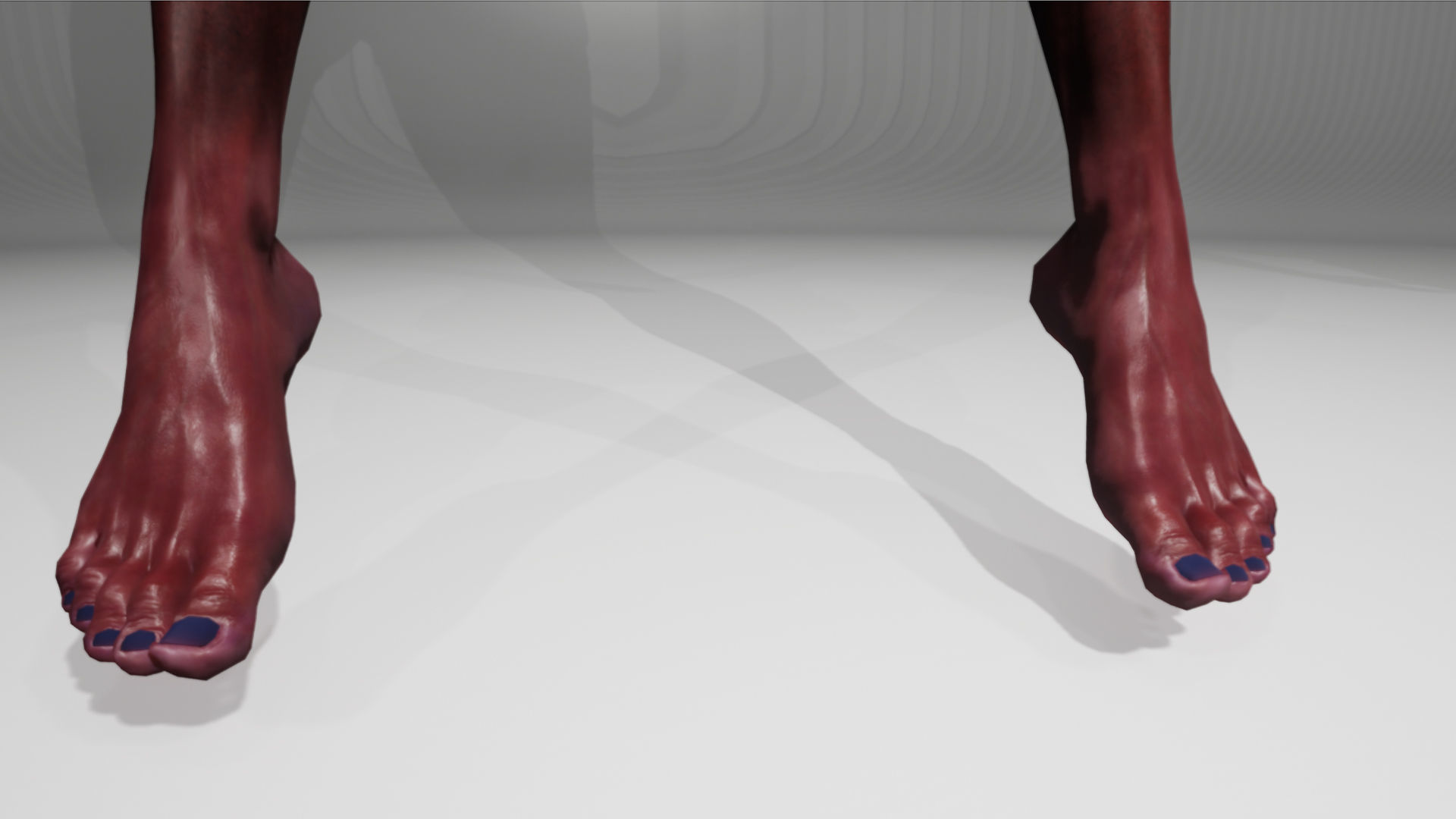 Demon Girl Game Ready Low-poly 3D model_17