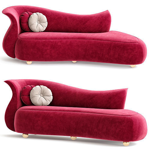 AMPHORA  Day bed By Desforma 3d model Low-poly 3D model 3