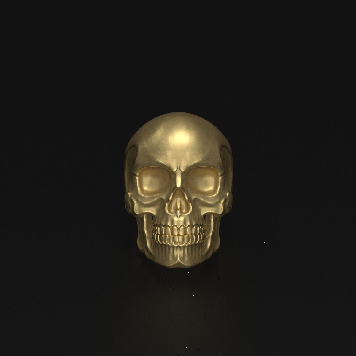 Ring Mr Skull 3D print model_5