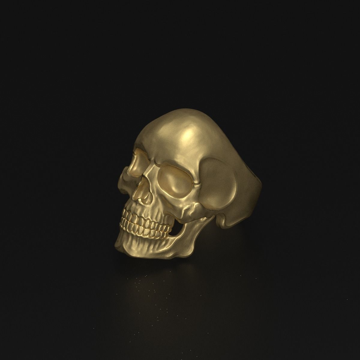 Ring Mr Skull 3D print model_4