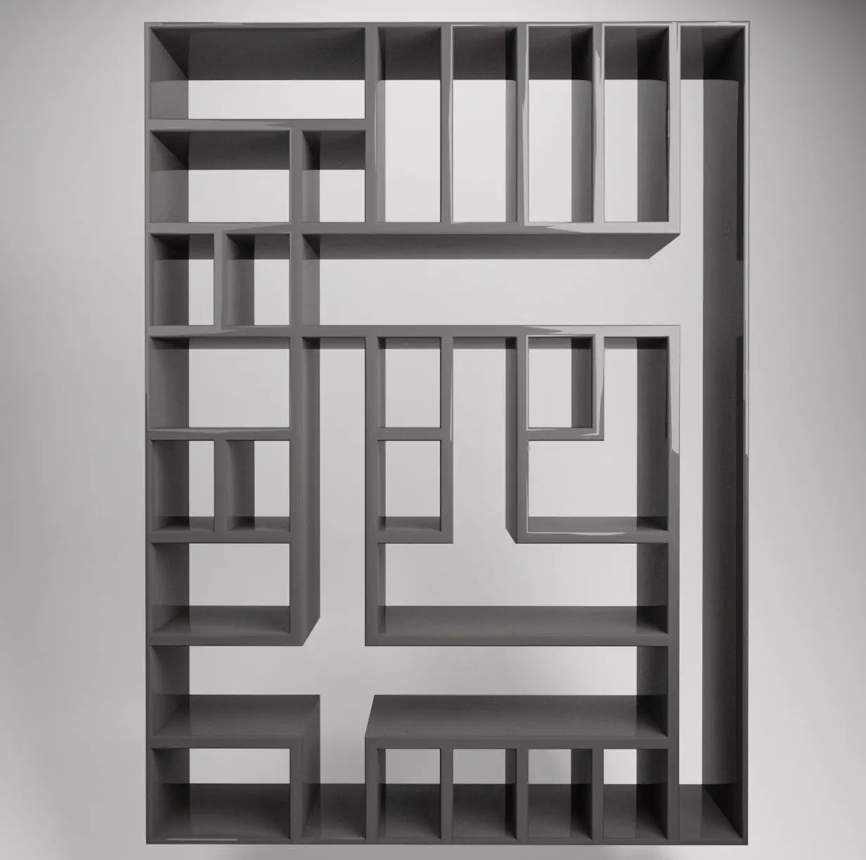 Shelf furniture Free low-poly 3D model