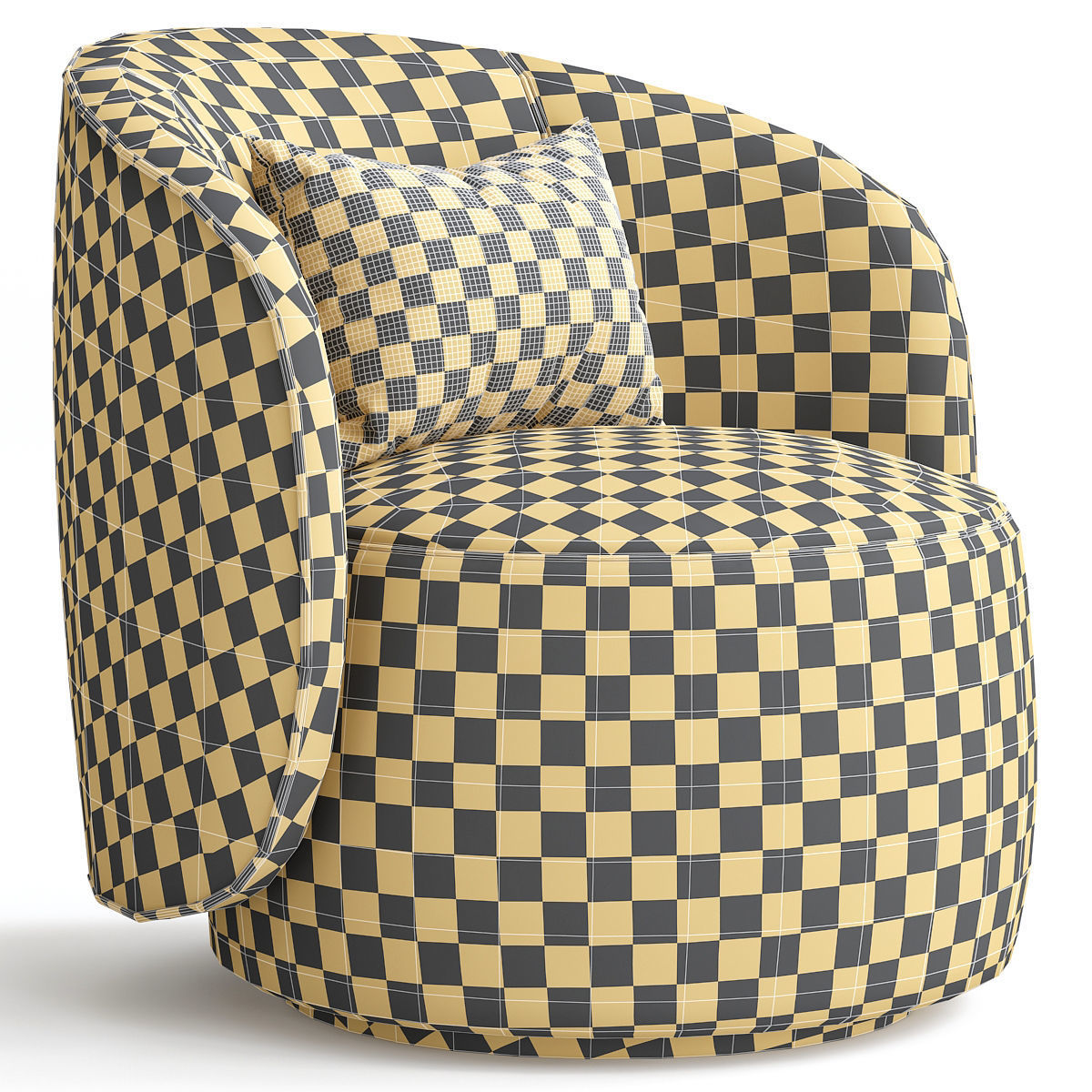 Fendi Casa Anabelle Armchair 3d model Low-poly 3D model_1