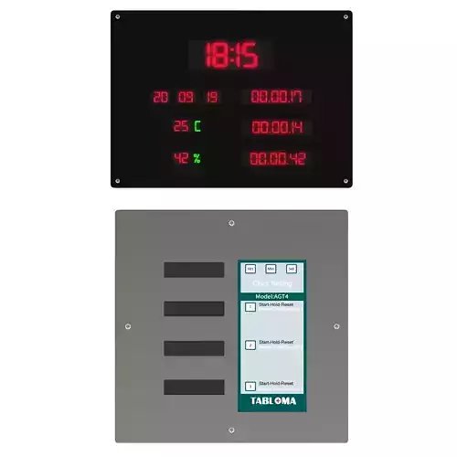 Operating Room Clock Hospital Equipment 4 3D model