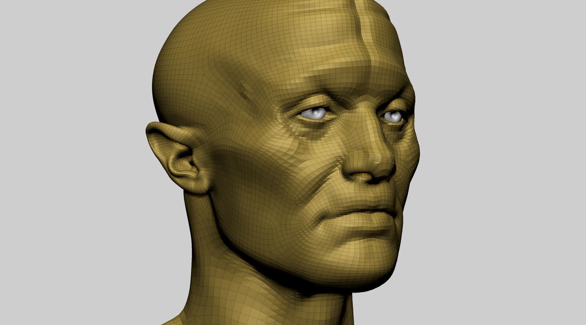 Creature Head I 3D model_13