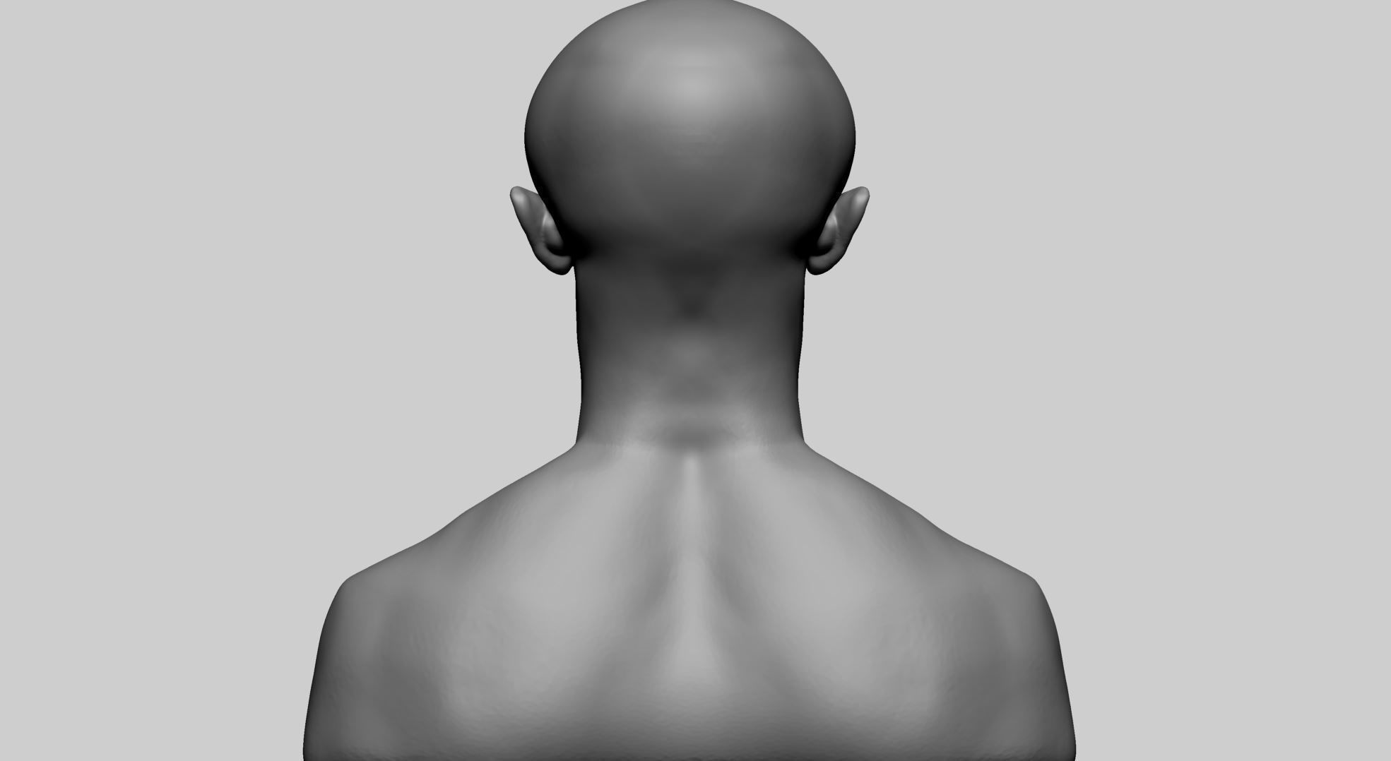 Creature Head I 3D model_4