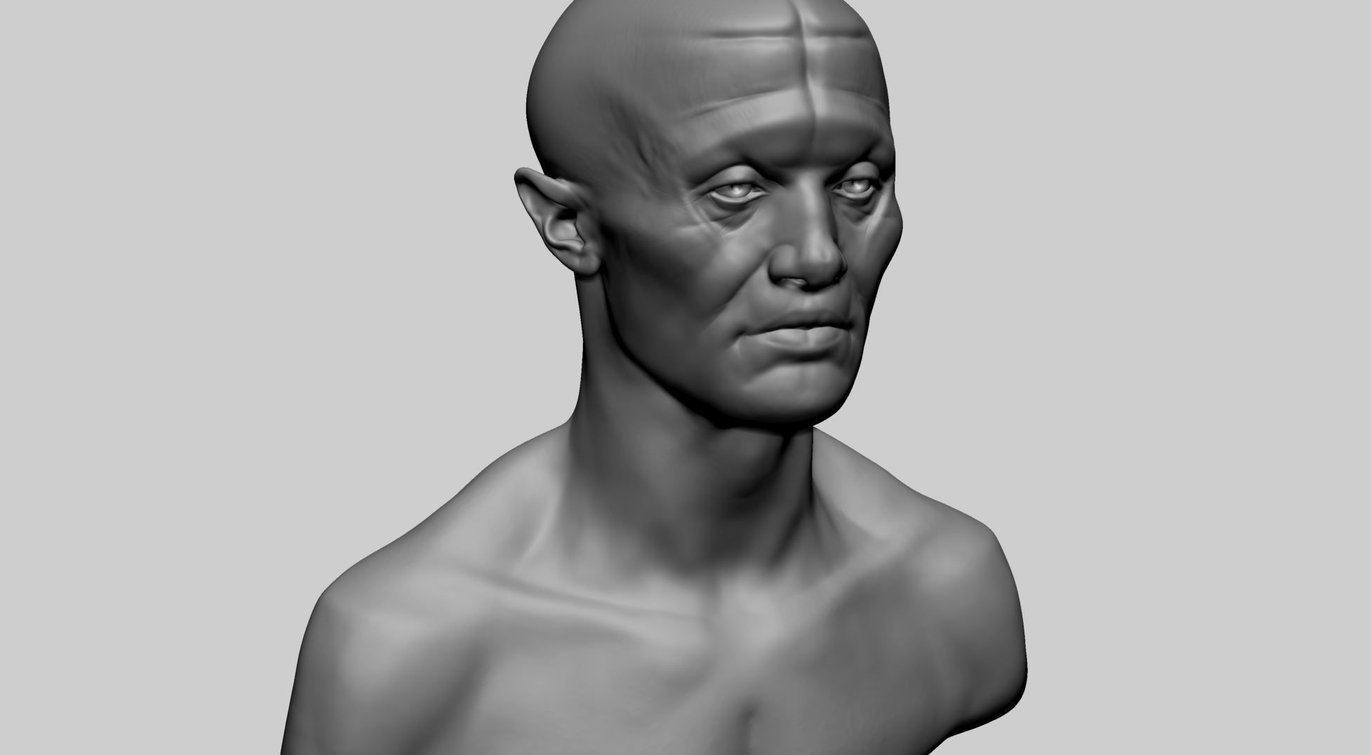 Creature Head I 3D model_9