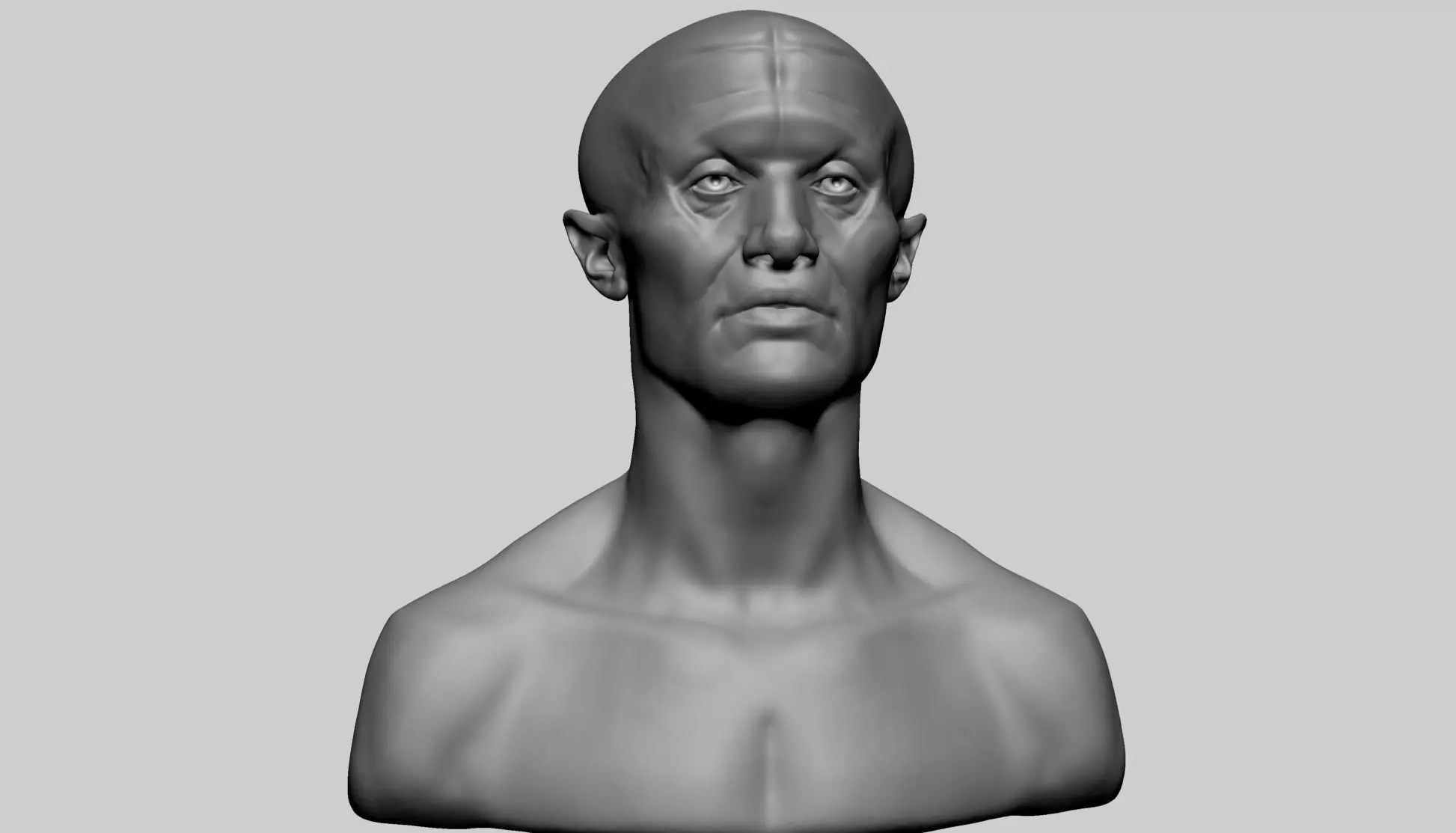 Creature Head I 3D model_0