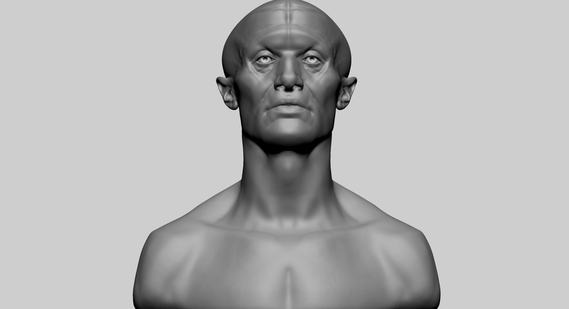 Creature Head I 3D model_8