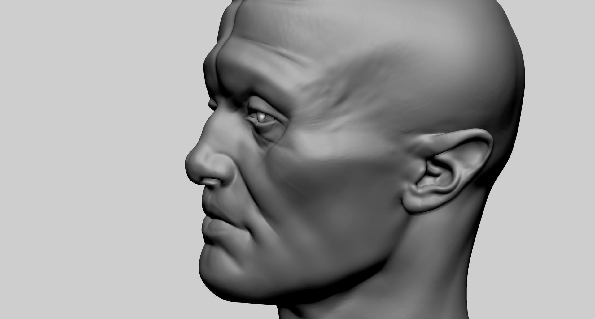Creature Head I 3D model_11