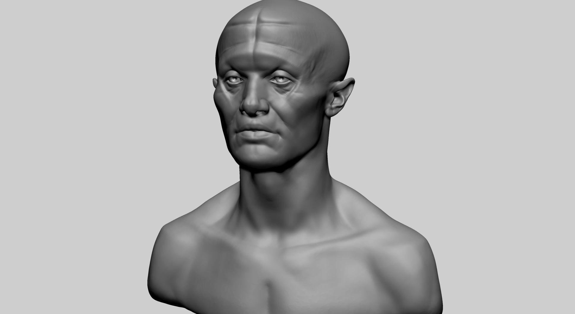 Creature Head I 3D model_7