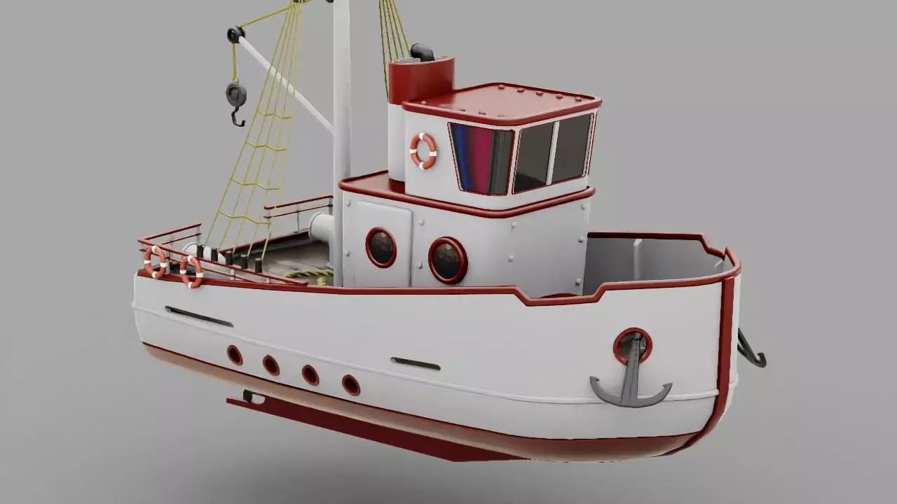 Fishing Boat 3D model