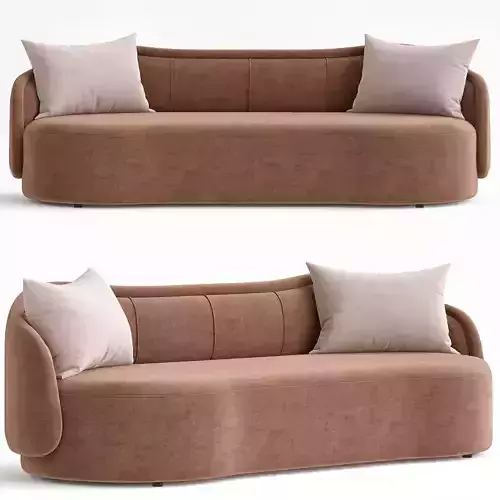 PIA SOFA 3d model Low-poly 3D model