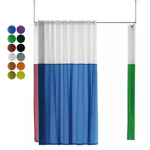 Hospital Curtains Hospital Equipment 10 3D model