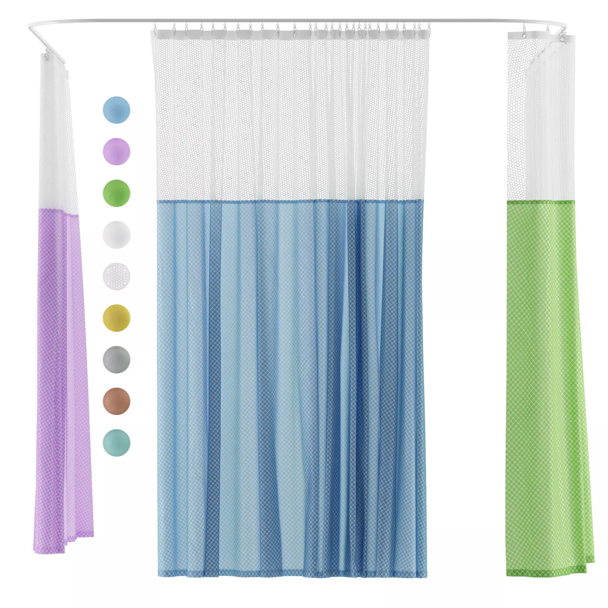 Hospital Curtains2 Hospital Equipment 11 3D model