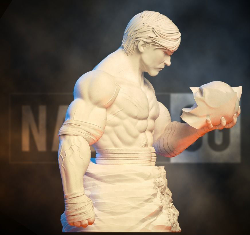 Bust - Fan Art Bruce Wayne 3D print model_5