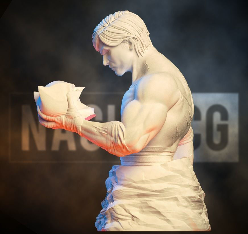 Bust - Fan Art Bruce Wayne 3D print model_2