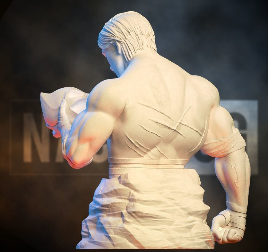 Bust - Fan Art Bruce Wayne 3D print model_3