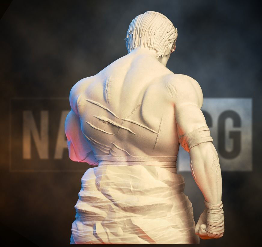 Bust - Fan Art Bruce Wayne 3D print model_4