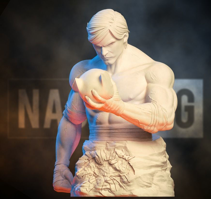 Bust - Fan Art Bruce Wayne 3D print model_1