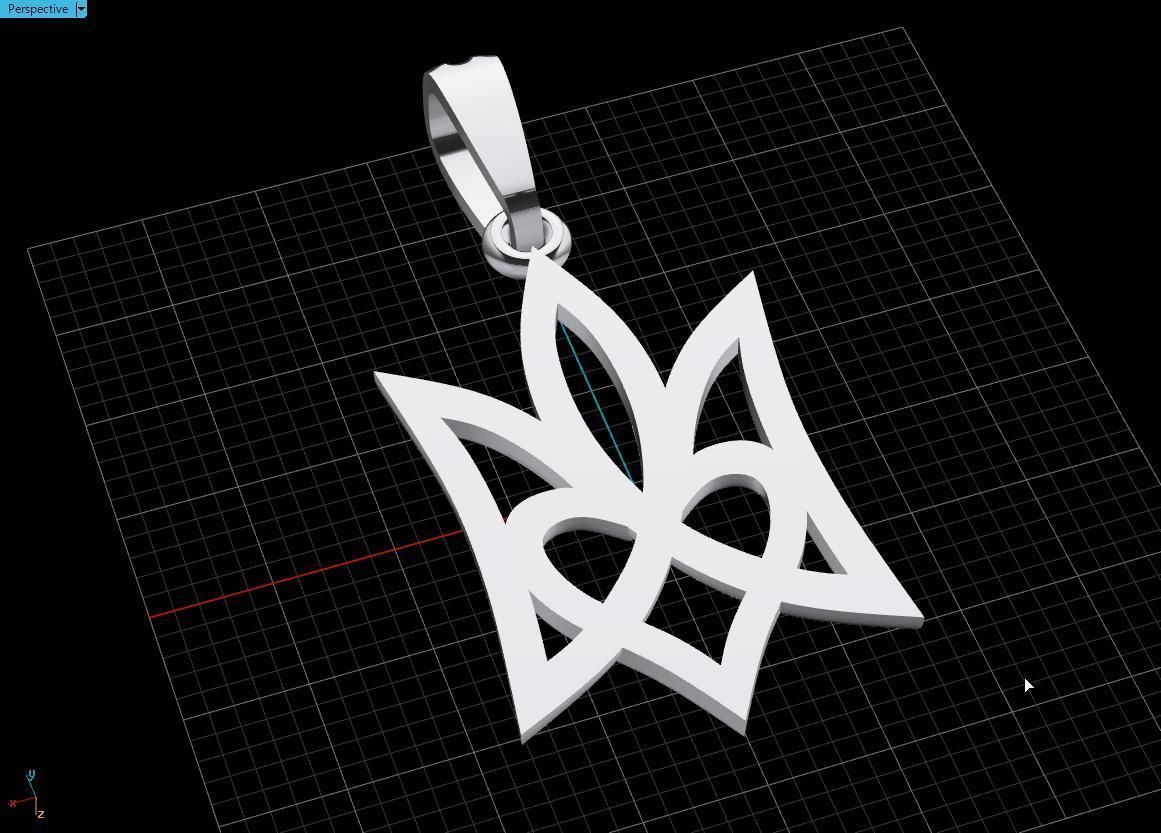 Ukrainian Trident 3D print model_9